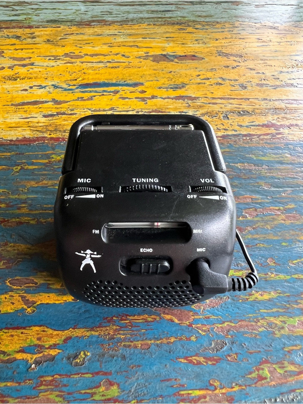 Vintage American Girl Doll Karaoke Machine with Functional FM Radio & Microphone